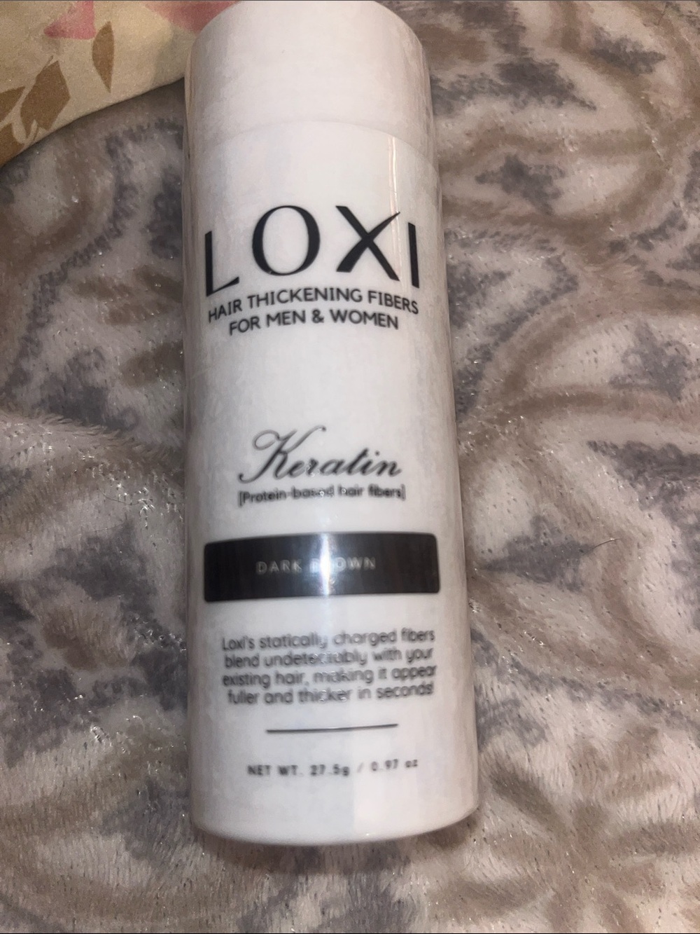 Keratin Hair Thickening Fibers - Dark Brown